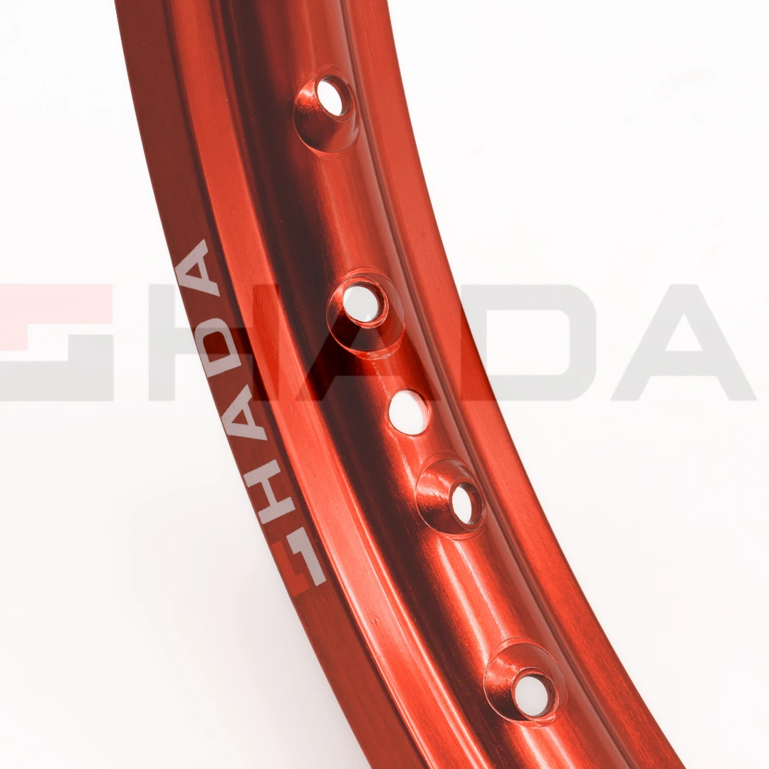 AROS DE LLANTA ALUMINIO DEL. 18X1.60 ROJO