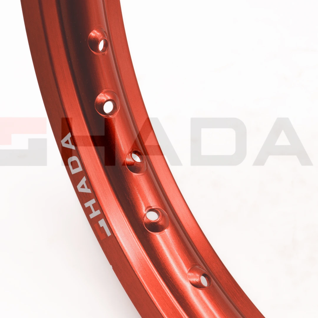 AROS DE LLANTA ALUMINIO TRAS. 18X1.85 ROJO