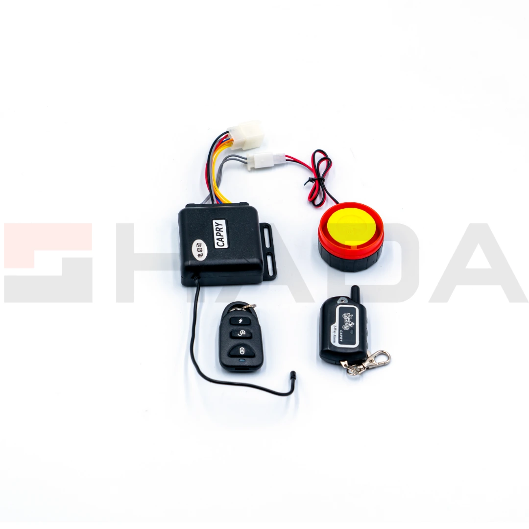 ALARMA PARA MOTO C/AVISO EN EL CONTROL  ALCANCE HASTA 200 MTS; C/ARRANUE DE DISTANCIA Y CORTE DE CORRIENTES KIT