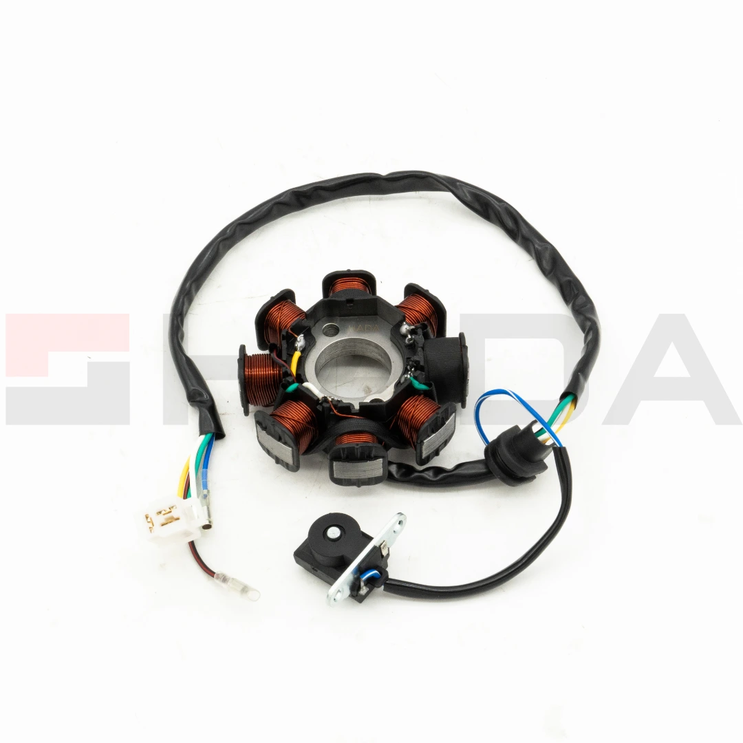 ESTATOR G.SUPER 125 / VX150 / G.SMASH 110 8 CAMPO C/ MAGNETO 3PIN