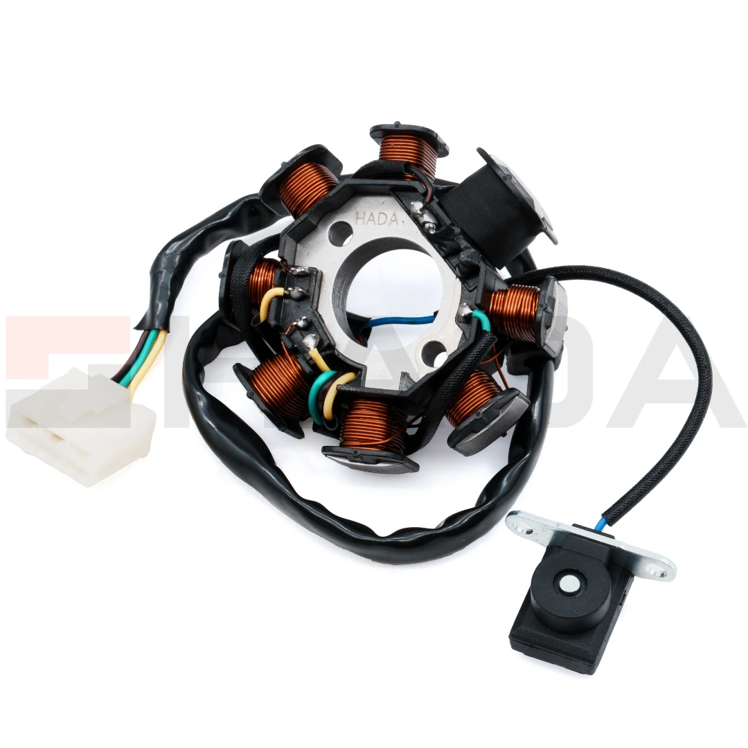 ESTATOR G.SMASH 8 CAMPOS CON MAGNETO LUZ Encendida 5 PIN