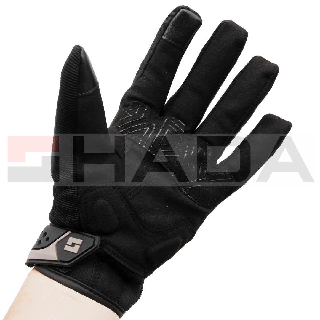 GUANTES,CABALLERO - MCS-57,NEGRO Y GRIS