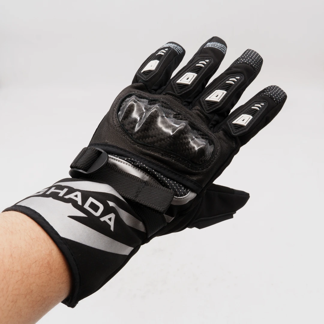 GUANTES,CABALLERO,NEGRO Y GRIS