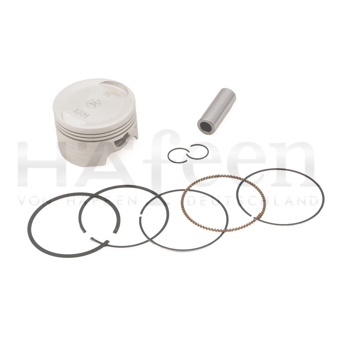 KIT PISTON H.TITAN 150/NEW TITAN/NXR 150/CBF 150 INVICTA  ø57.3 P14 +1.25