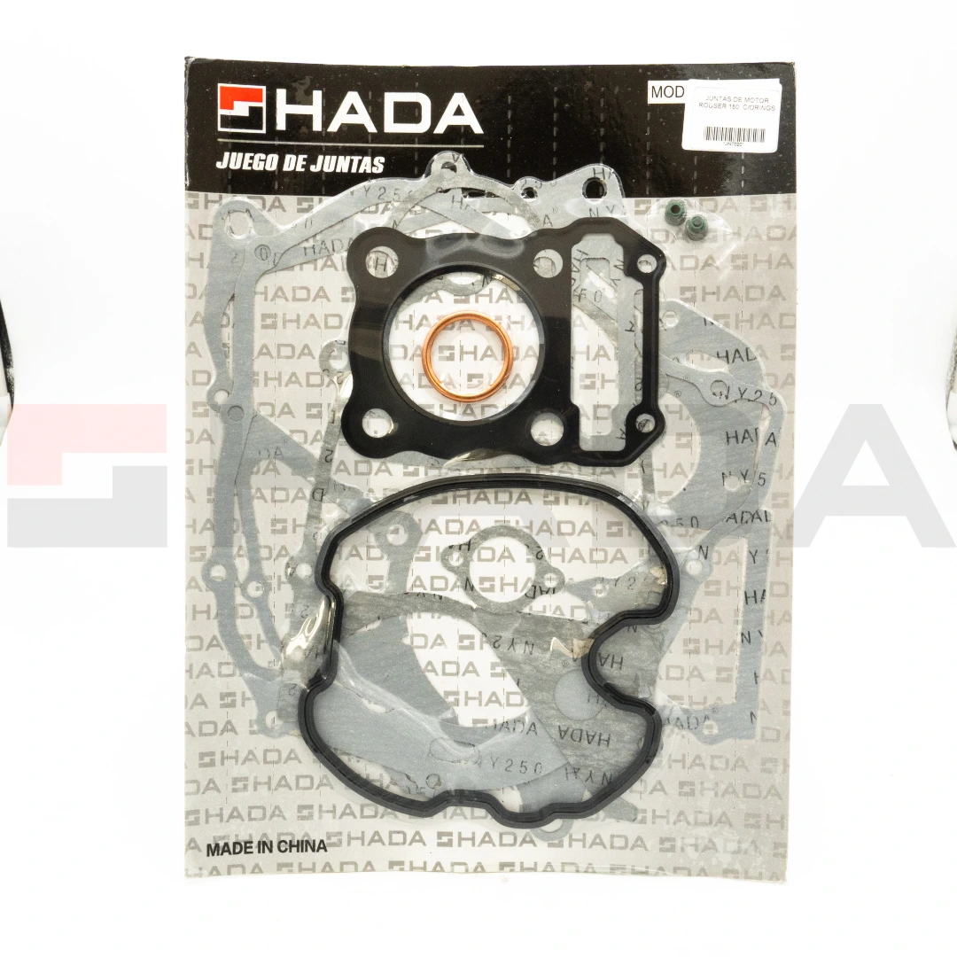 JUNTAS DE MOTOR B.ROUSER 180  C/ORINGS Y JUNTA DE TAPA DE VALVULA