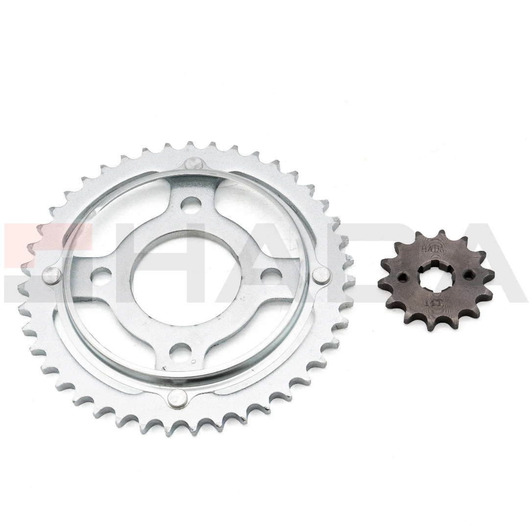 KIT CORONA Y PIÑON H.TODAY  125 428-43T/14T C/PROTECTOR