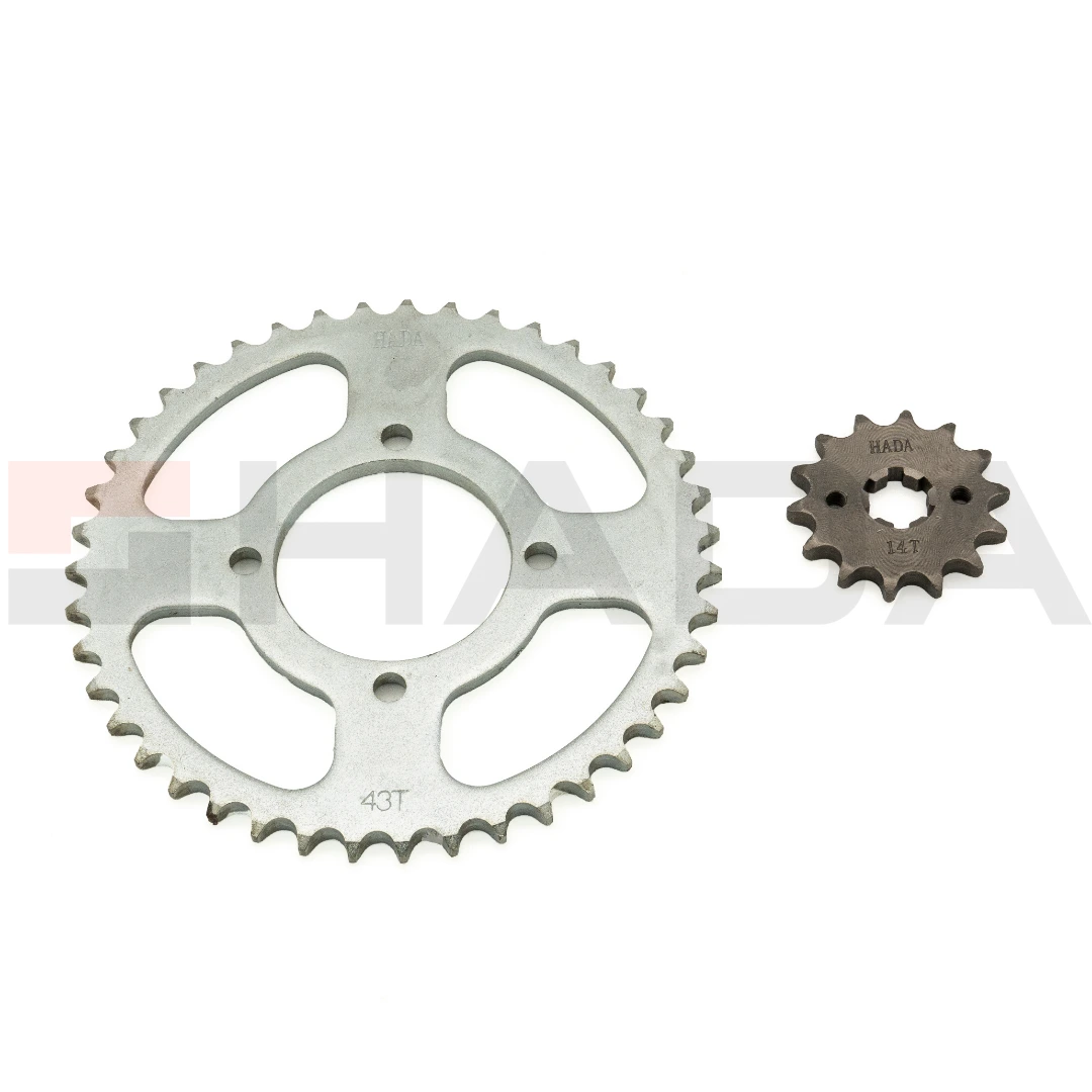 KIT CORONA Y PIÑON Y.YBR 125  428-43T/14T