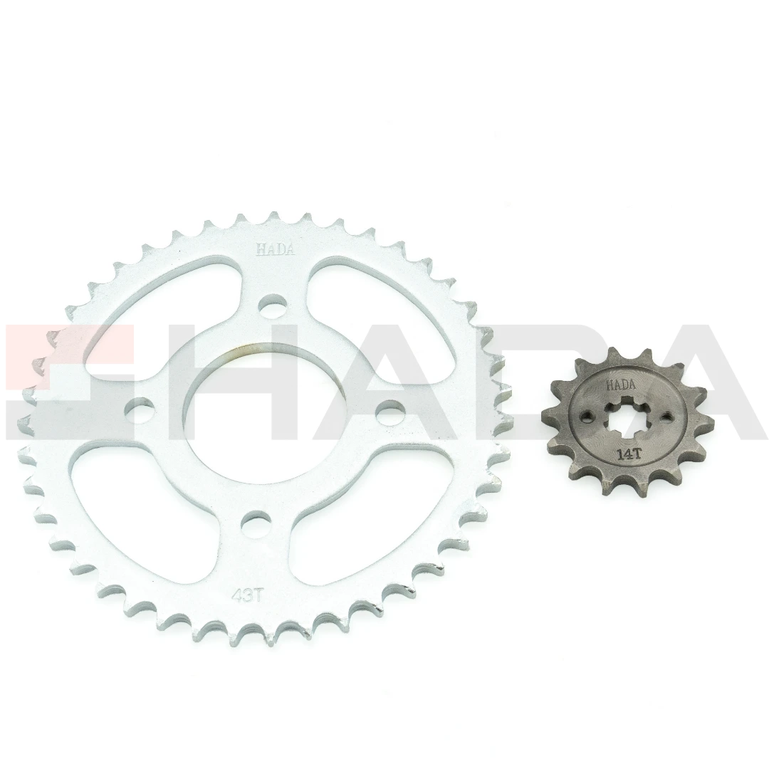 KIT CORONA Y PIÑON PULSAR 135  428-43T/14T