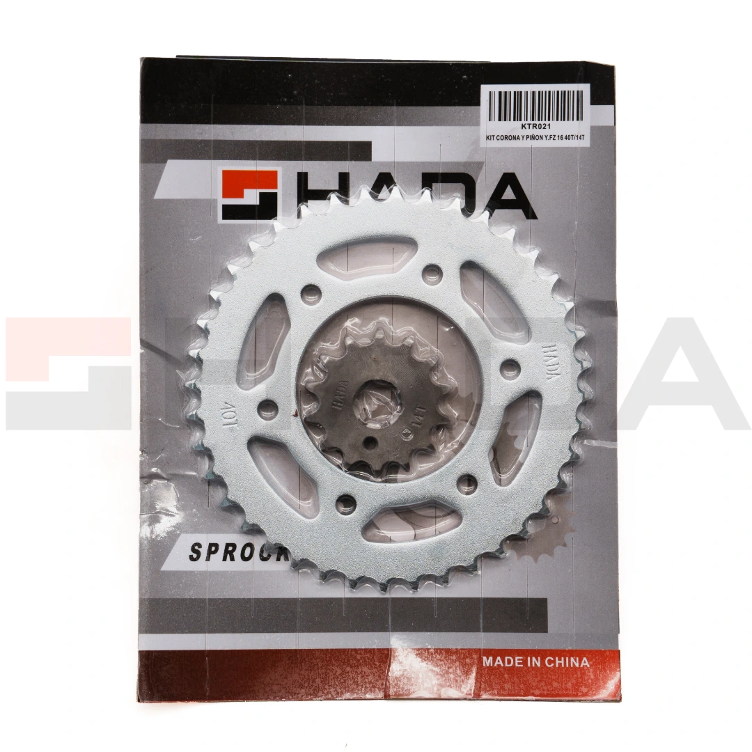 KIT CORONA Y PIÑON Y.FZ 16/ FZ Fi 2.0  428-40T/14T