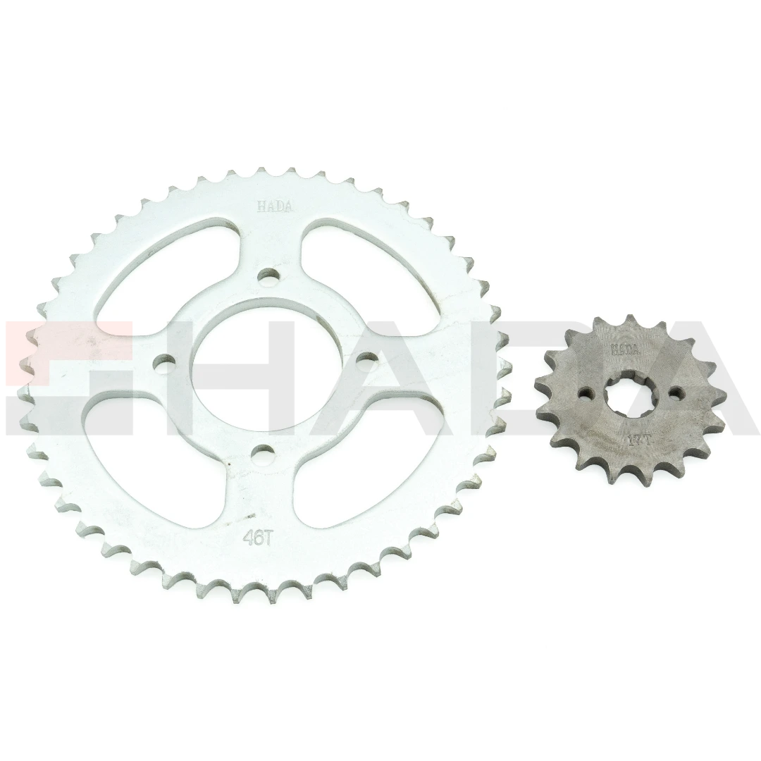 KIT CORONA Y PIÑON M.SKUA 150 428-46T/17T
