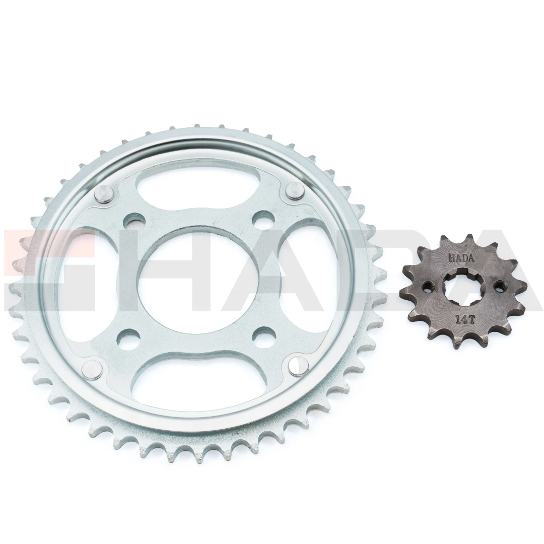 KIT CORONA Y PINON H.GLH 150 428-44T/14T C/PROTECTOR