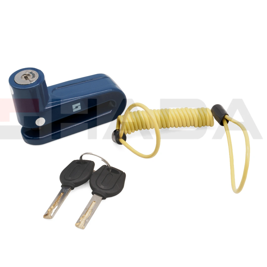 Traba discos de 10 mm,  + Cuerda recordatorio, llave plana